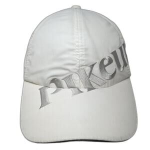 Pikeur Slideback Hat White One Size Adjustable Embroidered Outdoor